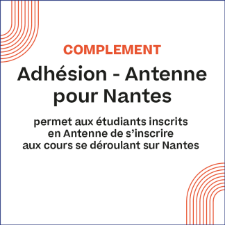 ADHNAN Complément Adhésion Antenne pour Nantes